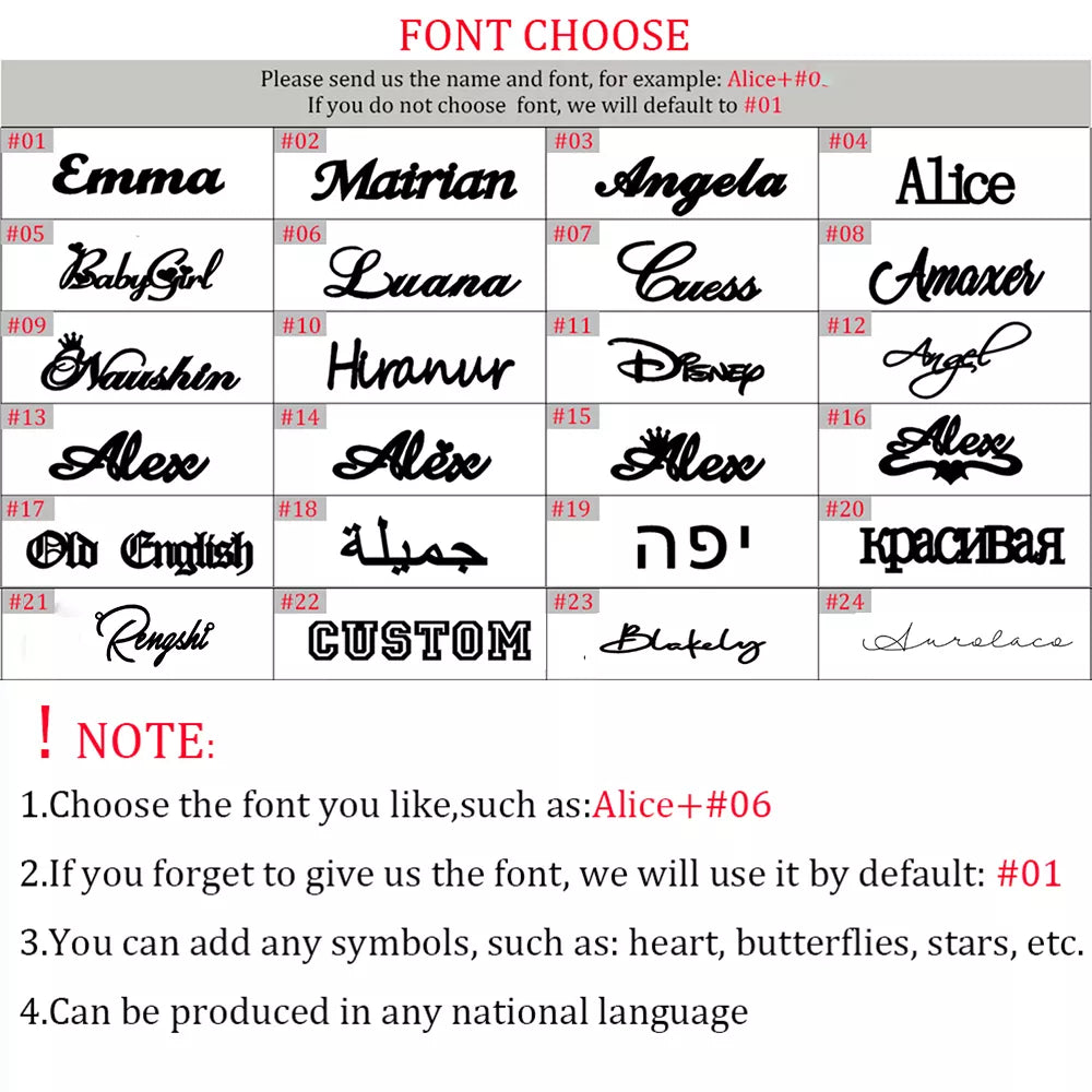 Handwritten Necklace