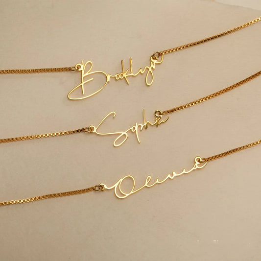 Handwritten Necklace