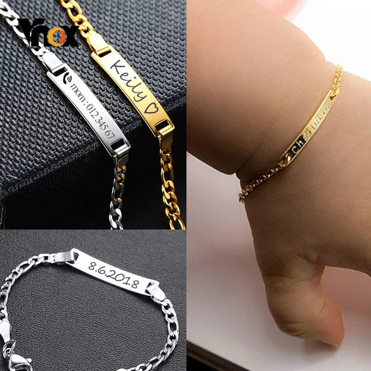 Engraved Baby Bracelet