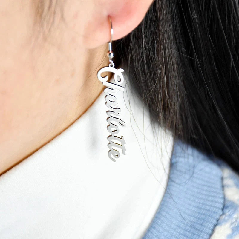 Name Drop Earrings