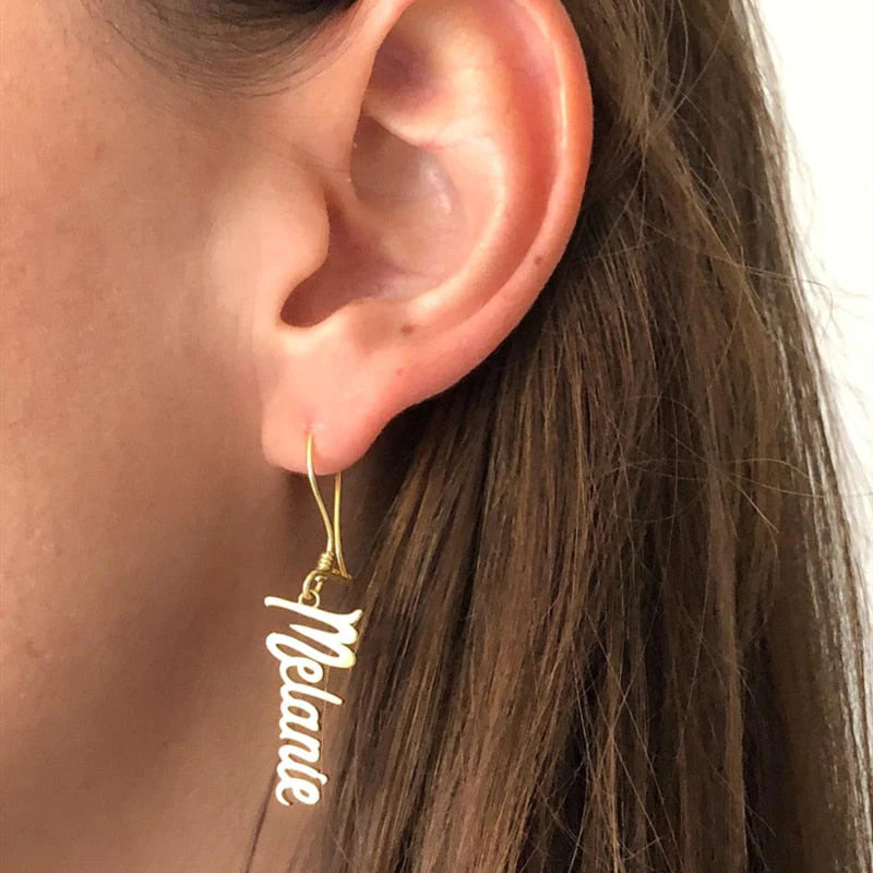 Name Drop Earrings