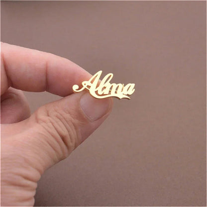 Custom Name Brooch