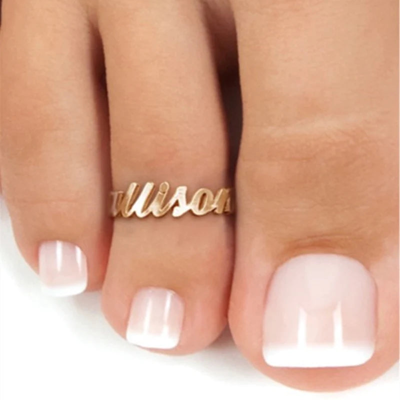 Personalized Toe Ring