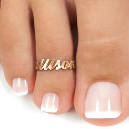 Personalized Toe Ring
